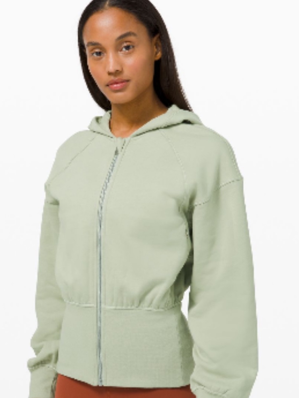 lululemon athletica Sage Green Full-Zip Hoodie